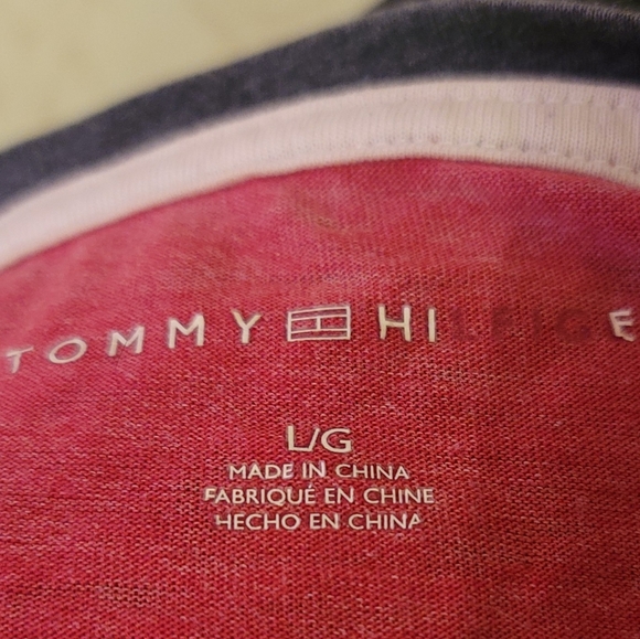 Tommy Hilfiger Varsity Style Top! Well Worn! - Picture 12 of 15